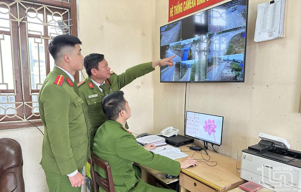 Nhờ hệ thống camera an ninh, Công an phường Châu Sơn đã phát hiện kịp thời nhiều vụ việc có dấu hiệu vi phạm pháp luật.